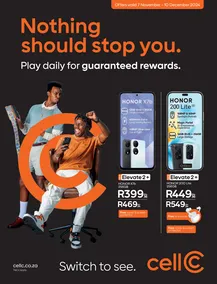 Cell C : Nothing Should Stop You (07 November - 10 December 2024)