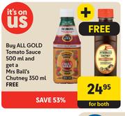 All Gold Tomato Sauce-500ml