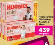 Huggies GOld GIGGA Bag Assorted Sizes-Per Pack