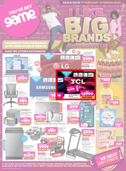 Game : Big Brands (17 February - 01 March 2024), page 1