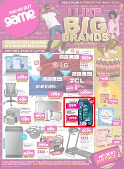 Game : Big Brands (17 February - 01 March 2024), page 1