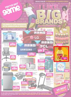 Game : Big Brands (17 February - 01 March 2024), page 1