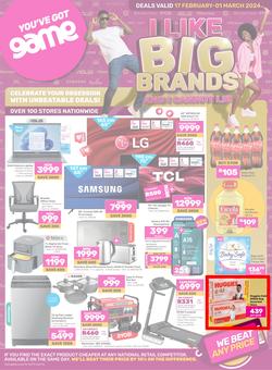 Game : Big Brands (17 February - 01 March 2024), page 1