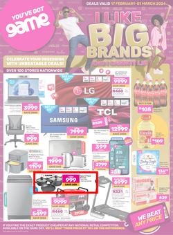 Game : Big Brands (17 February - 01 March 2024), page 1