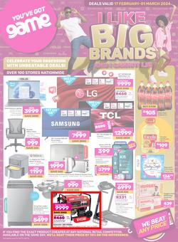 Game : Big Brands (17 February - 01 March 2024), page 1