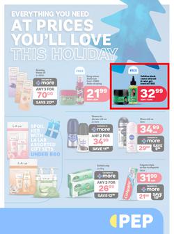 PEP : Everything You Need At Prices You'll Love This Holiday (28 November - 14 December 2024), page 1