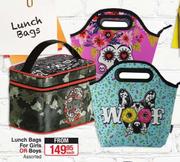 Lunch Bags For Girls Or Boys Assorted-Each
