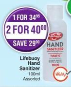 Lifebuoy Hand Sanitizer Assorted-For 1 x 100ml