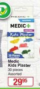 Medic Kids Plaster Assorted-30 Pieces