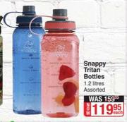 Snappy 1.2Ltr Tritan Bottles Assorted-Each