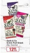 Earth & Co S.O.S. Fruit Snack Assorted-20g Each