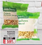 Nutrinuts Cashew Assorted-200g Each
