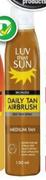 LUV That Sun Bronzed Daily Tan Airbrush Self Tan Spray-150ml Each