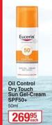 Eucerin Oil Control Dry Touch Sun Gel Cream (SPF50+)-50ml Each