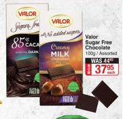 Valor Sugar Free Chocolate Assorted-100g Each