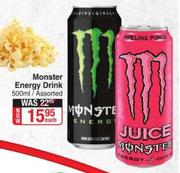Monster Energy Drink Assorted-500ml Each