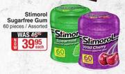 Stimorol Sugarfree Gum Assorted-60 Pieces Each