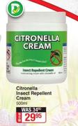 Citronella Insect Repellent Cream-500ml