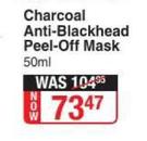 Garnier Charcoal Anti-Blackheads Peel-Off Mask-50ml