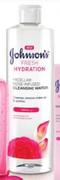 Johnson's Micellar Rose Infused Cleansing Water Assorted-400ml Each