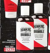 Hawkins & Brimble Shampoo Or Conditioner-250ml Each