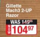 Gillette Mach3 2-Up Razor
