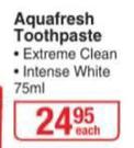 Aquafresh Toothpaste-Each
