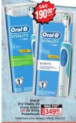 Oral-B D12 Vitality 2D Cross Action Or 3D White Powerbrush-Each