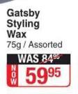 Gatsby Styling Wax Assorted-75g