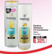 Pantene Shampoo Or Conditioner Assorted-200ml Each