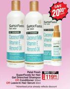 Petal Fresh Super Foods For Hair Get Drenched Shampoo Or Conditioner-335ml