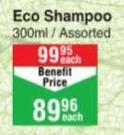 Natur Vital Eco Shampoo Assorted-300ml Each