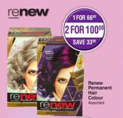 Renew Permanent Hair Colour Assorted-For 2
