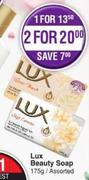Lux Beauty Soap Assorted-175g
