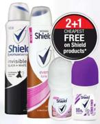 Shield Anti Perspirant Deodorant Body Spray For Men Or Women Assorted-150ml Each