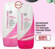 GynaGuard Essential Or Ultimate Intimate Wash-140ml Each