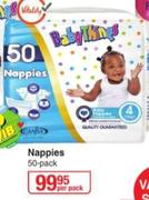 Baby Things Nappies 50 Pack-Per Pack