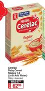 Nestle Cerelac Baby Cereal Stages 1-2 (Just Add Water) Assorted-500g