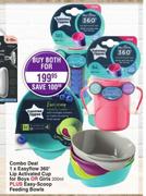 Tommee Tippee 1 x Easy Flow 360 Degree Lip Activated Cup For Boys Or Girls 200ml-Both For