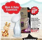 Tommee Tippee Made For Me Single Silicone Breast Pump
