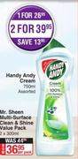 Handy Andy Cream Assorted-750ml