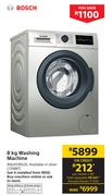 Bosch 8Kg Washing Machine WAJ2018SZA