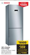 Bosch 385Ltr Double Door Fridge (Metallic) KGN46XL30Z