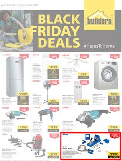 Builders : Black Friday Week 2 (9 November - 15 November 2021), page 1