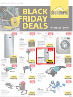 Builders : Black Friday Week 2 (9 November - 15 November 2021), page 1