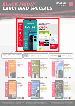 Edgars Connect : Black Friday Early Bird Specials (17 November - 24 November 2024), page 1