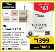 Fired Earth Ultimate Coat-20Ltr