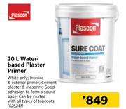Plascon Water-Based Plaster Primer-20Ltr