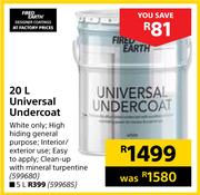 Fired Earth Universal Undercoat-5Ltr