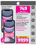 Apple iPhone 11 64GB Smartphone-Each